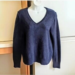 Quince Cashmere Sweater In Navy sz XL